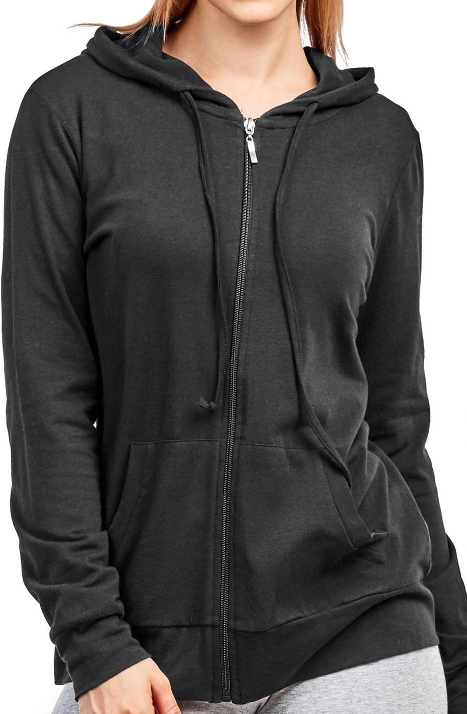 Skiennix Women's Light Cotton Zip-Up Hoodie Jacket - Comfortable & Stylish | Perfect for All Seasons