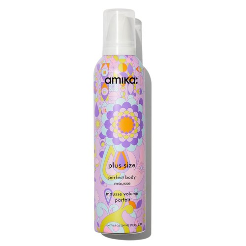 Amika Plus Size Perfect Body Mousse - Volumizing Hair Foam for Full, Luscious Locks