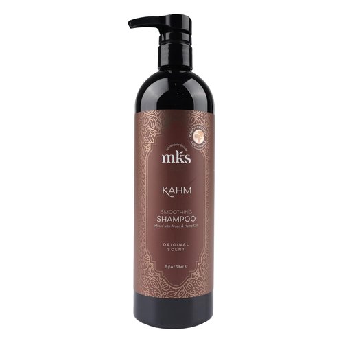 MKS Eco Kahm Smoothing Shampoo - Cleanse & Repair Hair with Moroccan Argan Oil - Vegan & Cruelty-Free