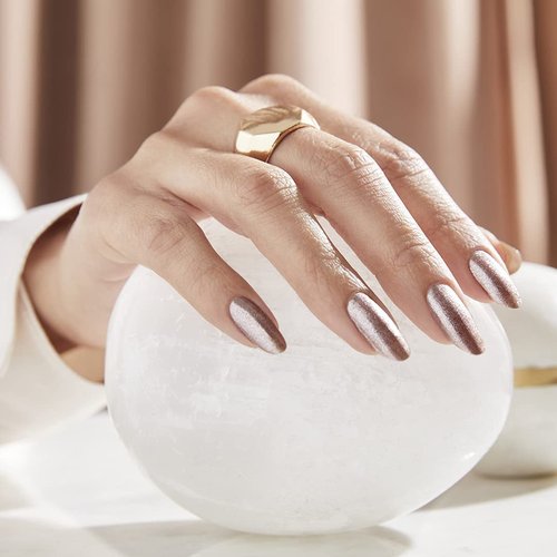 OPI Nail Lacquer Metallic Composition | Sheer Light Pink Metallic Chip Resistant Nail Polish | Downtown LA Collection