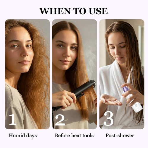 HerStyler Marula Oil Hair Serum - Anti-Frizz Solution for Dry, Damaged Hair - Boosts Shine & Smoothness - 2 Fl Oz