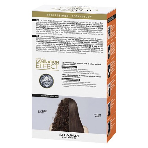 Il Salone Milano Keratin Hair Treatment - Smoothing & Straightening Kit for All Hair Types - Anti-Frizz & Heat Protection