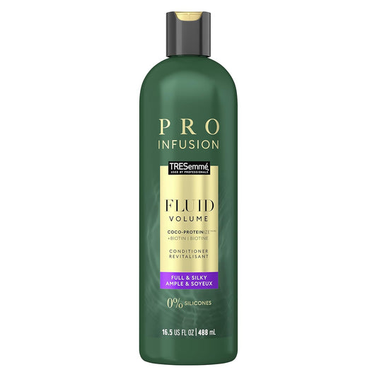 TRESemmé Pro Infusion Volume Conditioner - Cruelty-Free, Coconut Infused, 16.5oz for Silky Hair