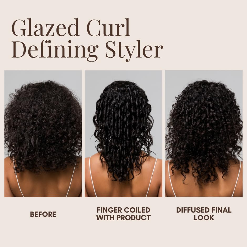 Skiennix Glazed Curl Defining Styler - 12oz for Enhanced Curl Definition and Shine