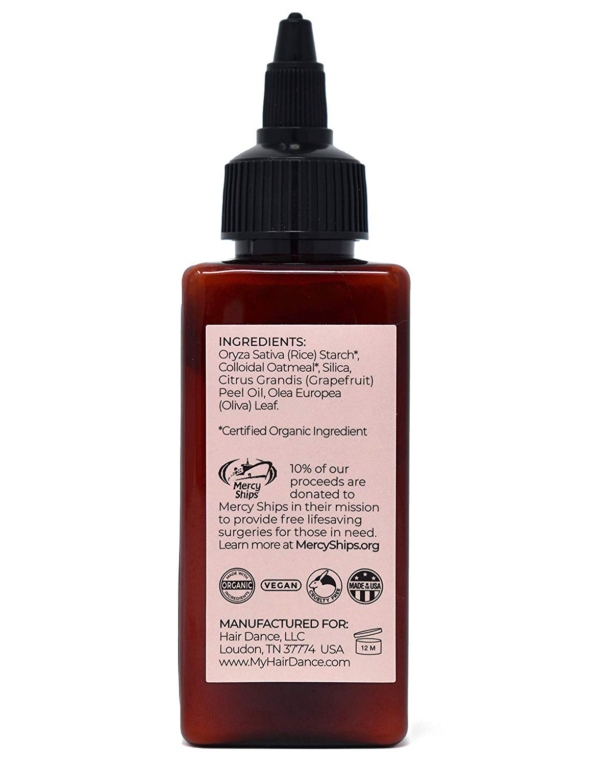 Skiennix Dry Shampoo Powder - Natural & Organic Formula | Jumbo Size | Vegan & Cruelty-Free | 2 Oz Grapefruit Oil Scented