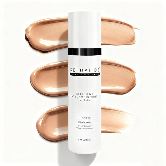 Skiennix Anti-Aging Tinted Face Moisturizer - Hydrating Sheer Sunscreen SPF 46 | 1.7oz/50ml