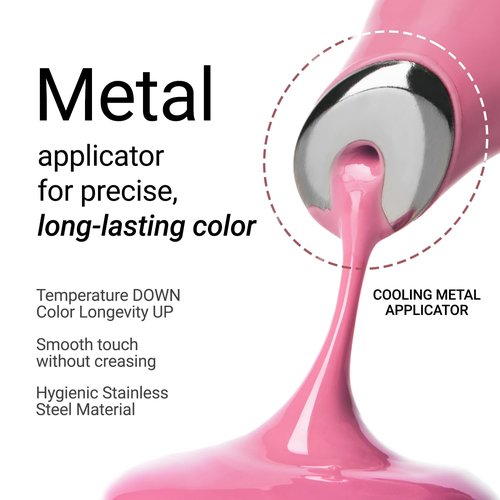 JUNG SAEM MOOL Lip-Pression Metal Serum Gloss - Hydrating Tinted Lip Balm with Precision Applicator