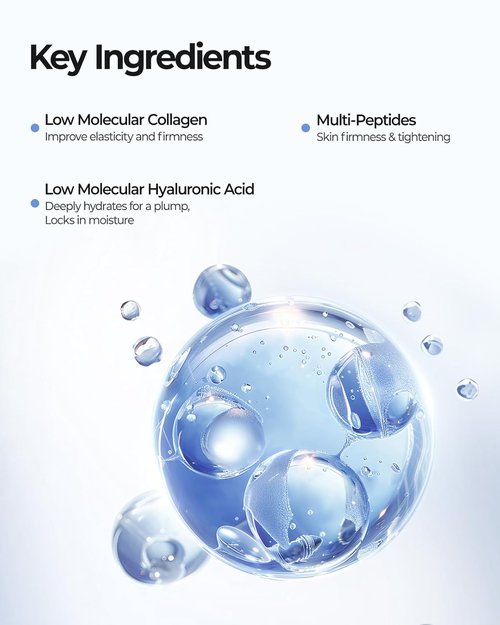Regine Switzerland Bio-Collagen Face Masks - Hydrating Hydrogel for Fine Lines & Firming | 6 Pack