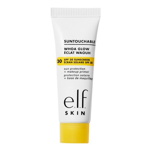 e.l.f. SKIN Suntouchable Whoa Glow SPF 30 Mini - Sunscreen & Makeup Primer with Hyaluronic Acid | Vegan & Cruelty-Free, Sunbeam