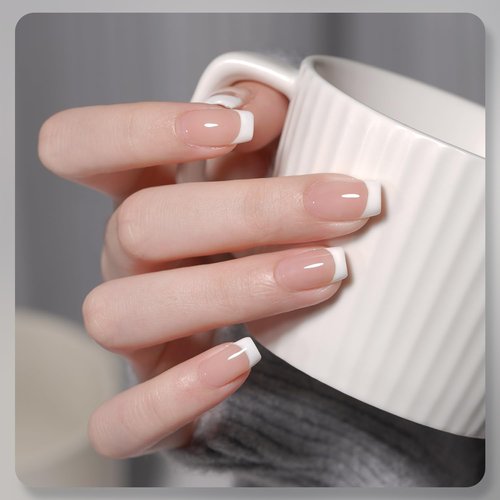 GAOY Gel Nail Polish Kit, Black and White 2 Colors 16ml Soak Off UV Gel Polish Set Highly Saturated for Nail Art DIY Manicure at Home