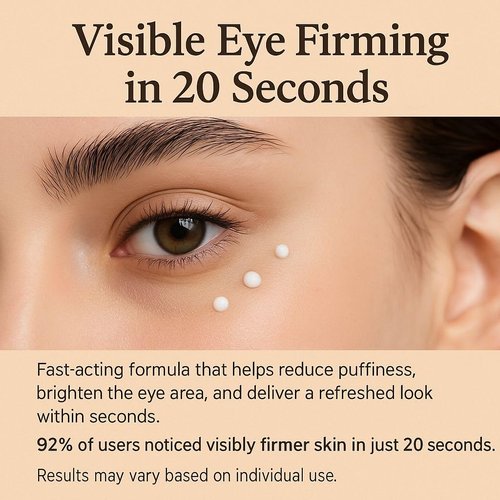 20S Instant Eye Lift Cream - Firm & Smooth Eye Area, Reduces Puffiness & Bags - 30ml (Unscented)