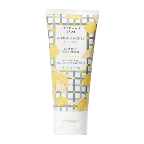 Beekman 1802 Goat Milk Hand Cream - Almond Honey Cookie Scent - 2 oz Moisturizing Lotion for Dry Skin