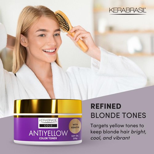 Antiyellow | Hair Treatment to Neutralize Brassy Tones & Enhance Cool Blonde – Deep Hydration for All Hair Types