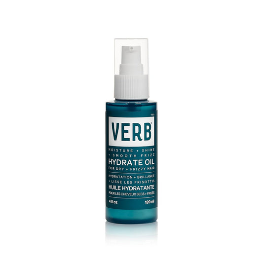 VERB Hydrate Oil - Moisturizing Hair Treatment - Enhances Shine & Smooths Frizz - Amber + Warm Jasmine Scent