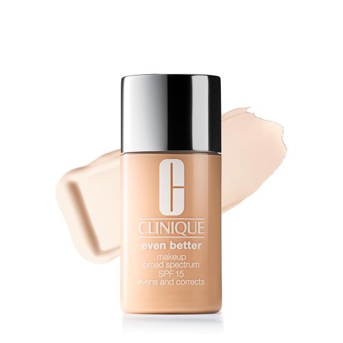 Clinique Even Better Makeup Liquid Foundation SPF 15 - Vitamin C Formula for All Skin Types | Medium Coverage & Natural Finish