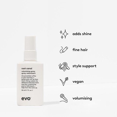EVO Root Canal Volumizing Spray - Lightweight Texture Boost for Natural Thick Hair Styling