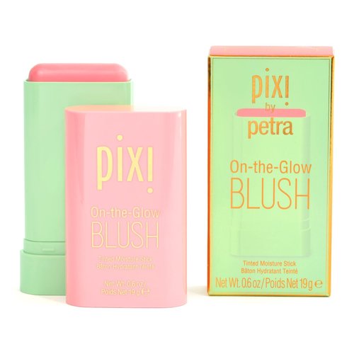 Pixi On-the-Glow Blush Stick - Hydrating Tinted Moisture Stick for Cheeks & Lips | Fleur, 19g