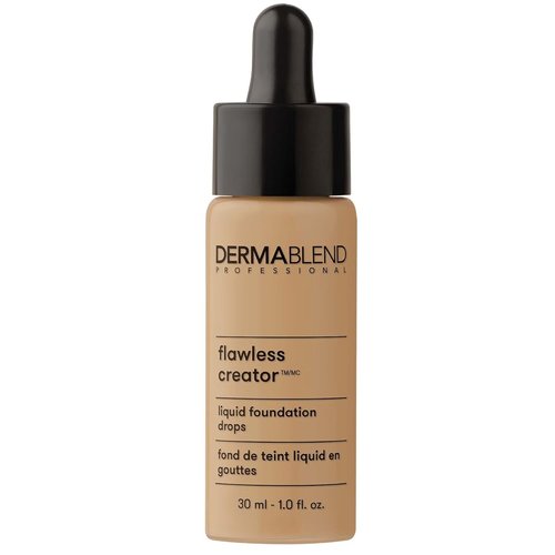 Dermablend Flawless Creator Liquid Foundation - Full Coverage, Lightweight & Buildable, 1 Fl Oz
