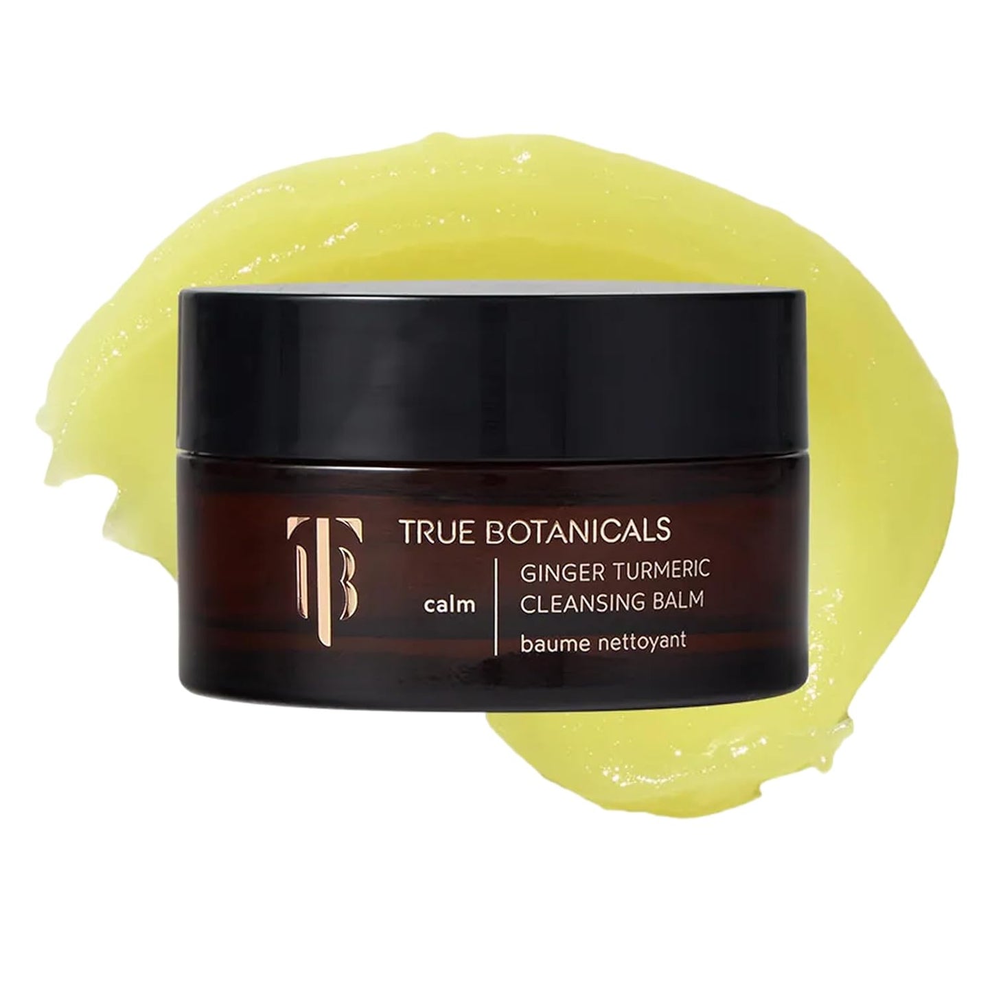 True Botanicals Ginger Turmeric Cleansing Balm - Hydrating Facial Cleanser & Makeup Remover for Dry Skin | Vegan 3.4 fl oz