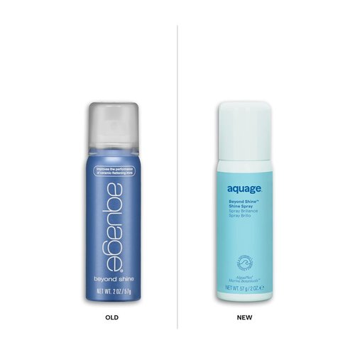 AQUAGE Beyond Shine - Fine-Mist Silkening Glossing Spray | Travel Size, 2 fl. oz for Curly Texture
