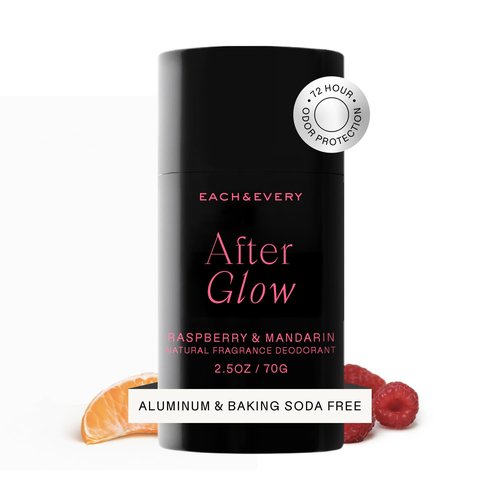 Each & Every Aluminum-Free Deodorant - Natural Raspberry & Mandarin Scent, Non-Toxic, 2.5oz