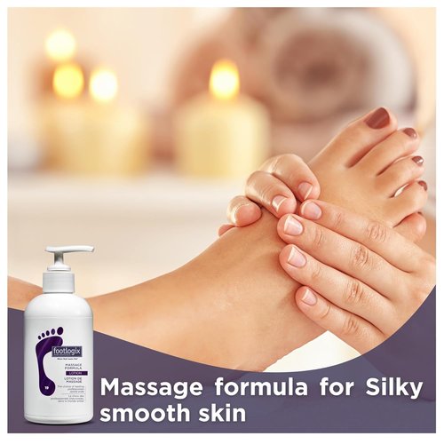 Footlogix Massage Formula Lotion - Nourishing Hydration for Dry Skin | 8.45 oz