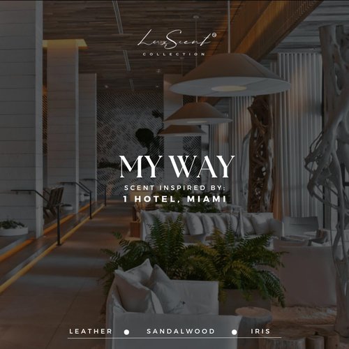 My Way Aroma Diffuser Oil 500ML - Waterless Essential Oil for diffusers - Luxury Hotel Fragrance - Oils for Aromatherapy - Fits in Any Diffuser (500ML, My Way)