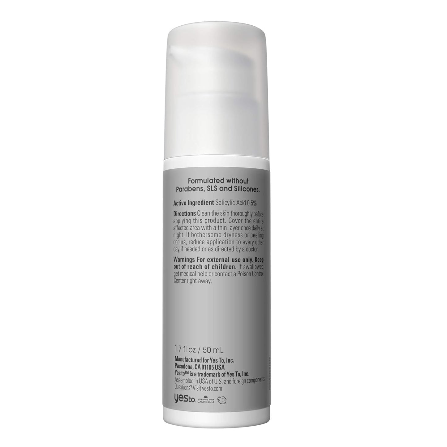 Yes To Tomatoes Detoxifying Overnight Moisturizer, Quick-Absorbing Formula That Helps Exfoliate Skin & Prevent New Acne, With Salicylic Acid & Charcoal, Natural, Vegan & Cruelty Free, 1.7 Fl Oz