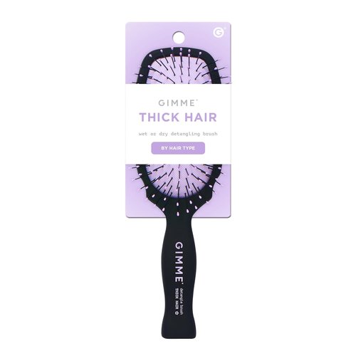 Gimme Beauty Detangling Brush - Curved Paddle for Breakage-Free Detangling - Anti-Static & Frizz Control - Heat-Resistant Tool for Thick Hair