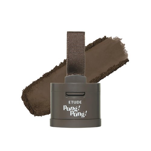 ETUDE Hair Pang Pang hair powder for men and women, Dark Brown, Waterproof, for eyebrow colors, Hairline and Thin Hair, Hairline Powder