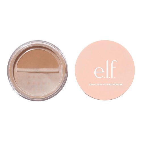 e.l.f. Halo Glow Setting Powder - Silky Finish for Soft Glow, Smooths Pores & Lines, Vegan | Deep