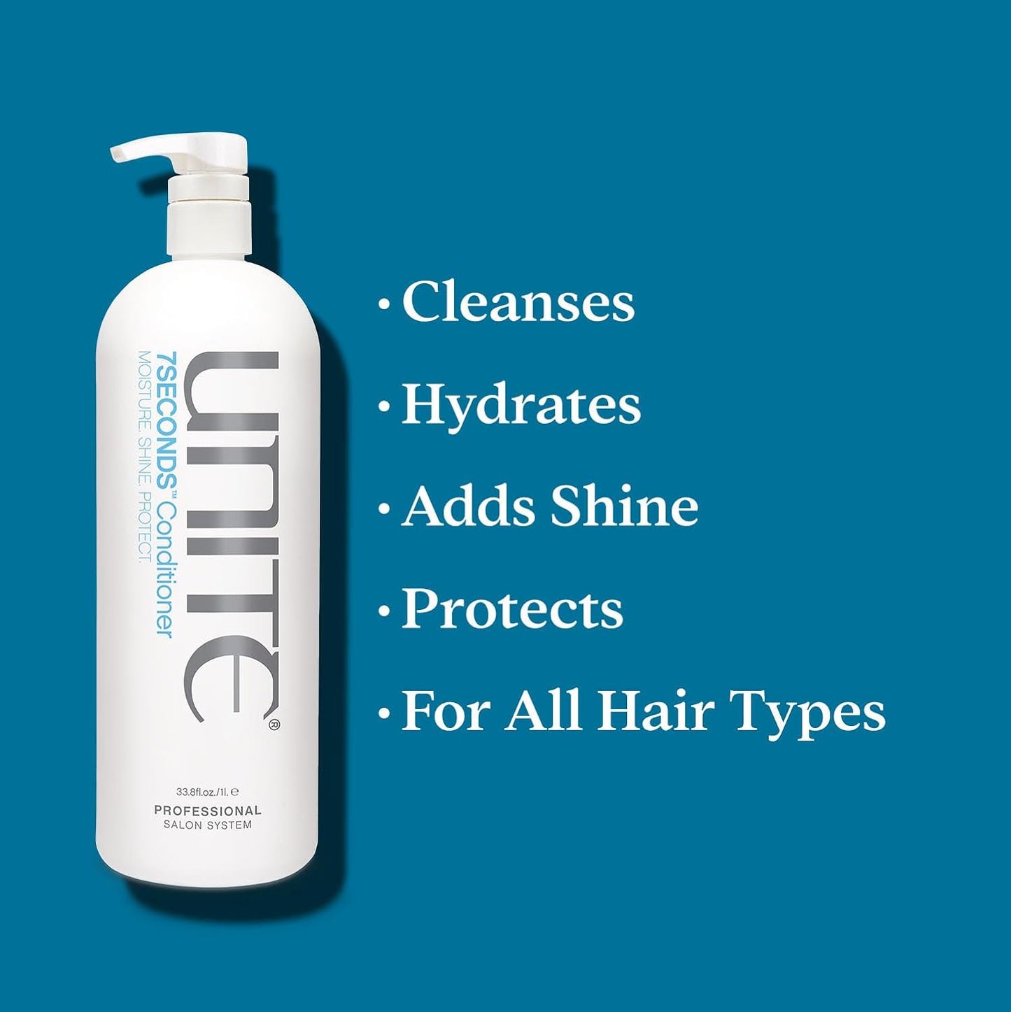 UNITE Hair 7SECONDS Conditioner - Deep Moisturizing Formula | 33.8 Fl. Oz for Silky Smooth Hair