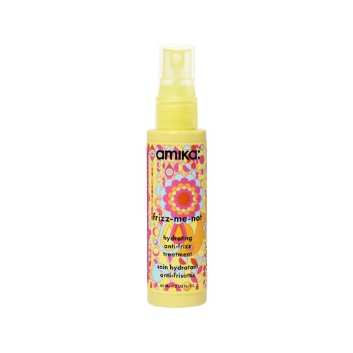 Amika Frizz-Me-Not Hydrating Anti-Frizz Treatment - Lightweight Spray for Medium to Thick Hair Types 2A-4C, Humidity & Heat Protection, Smooths Frizz Up to 3 Days