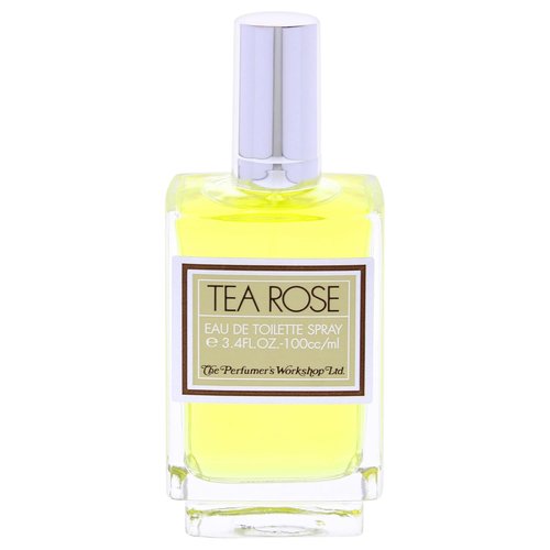 Perfumers Workshop Tea Rose Eau de Toilette Spray - 3.4 oz | Elegant Floral Fragrance for Women