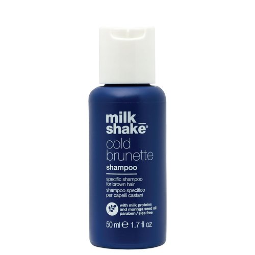 Milk_Shake Cold Brunette Shampoo - Toning Shampoo with Blue Pigment | Strengthens, Boosts Shine & Extends Color | SLS/SLES-Free