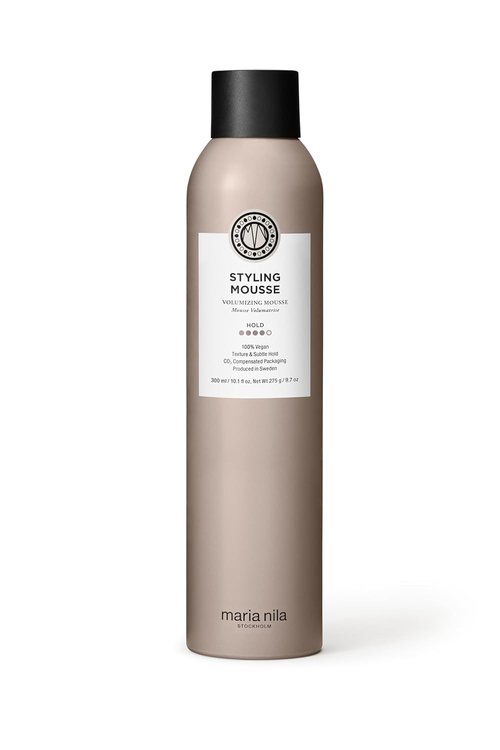 Maria Nila Styling Mousse - Volume Boosting & Static Reducing Formula | 100% Vegan, 4/5 Hold
