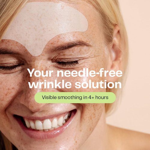 Morrow One - Peptide-Infused Forehead Wrinkle Patches - Overnight Anti-Aging Treatment, 36 Count