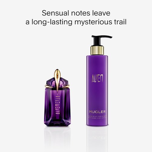 Mugler Alien Body Lotion - Floral & Woody Scent - Enriched with Jasmine, Wood, and Amber - 6.7 Fl Oz