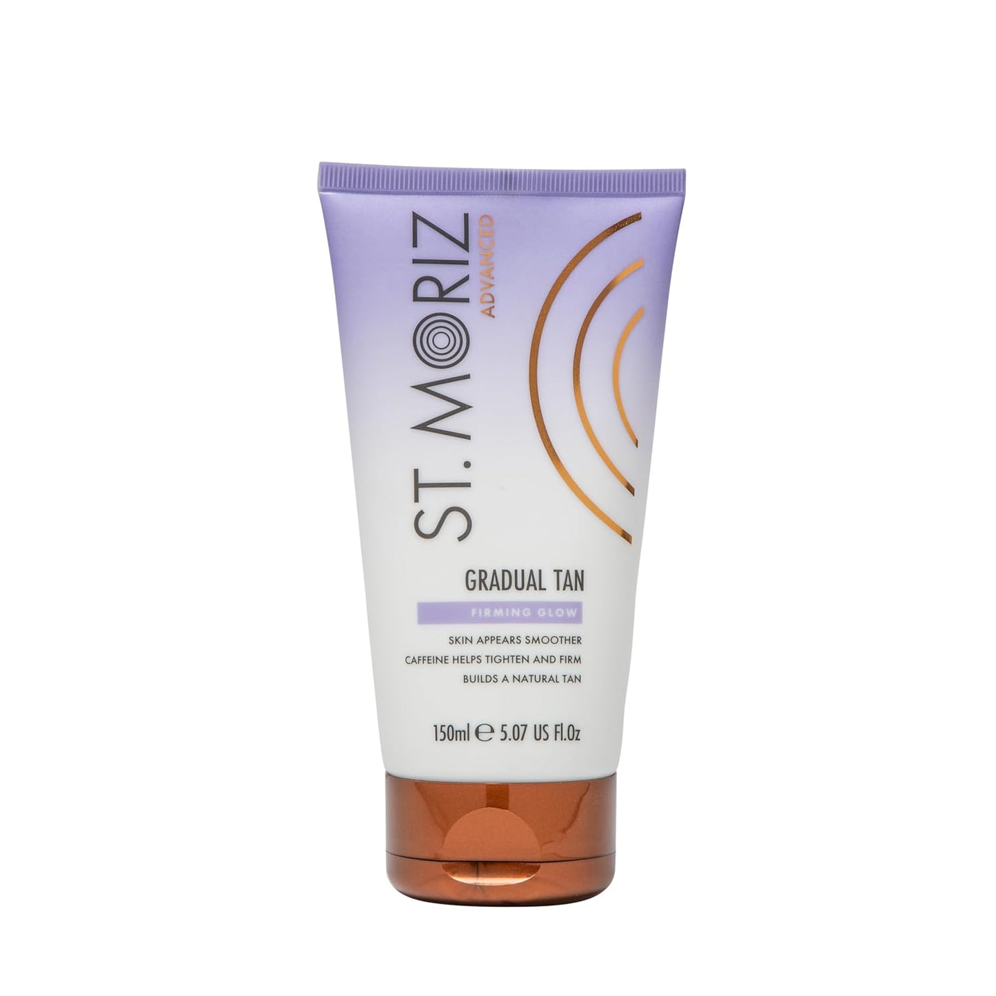 St. Moriz Advanced Firming Gradual Self Tanner - Hydrating Tan Moisturizer with Caffeine for Smoother Skin | 150ml Vegan Formula