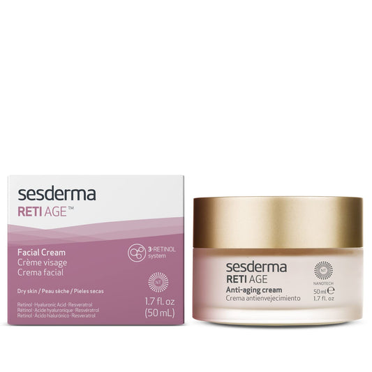 Sesderma RETI AGE Anti-Aging Cream - Revitalize Skin, 1.7 Fl Oz | Youthful Glow