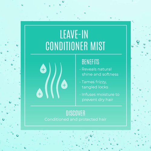 Malibu C Leave-In Conditioner Mist - Moisturizing Heat Protectant for All Hair Types | 9 oz