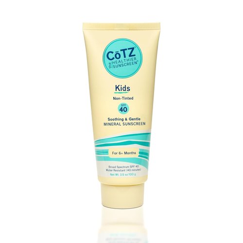 CoTZ Kids Mineral Sunscreen - SPF 40 | Lightweight Formula | No White Cast for All-Day Protection