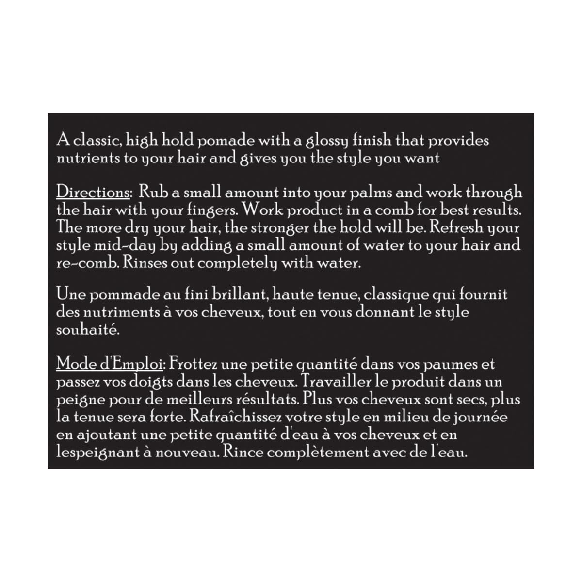 Brickell Men's Firm Hold Hair Pomade - Natural & Organic Styling with High Shine Finish | 2 Ounces