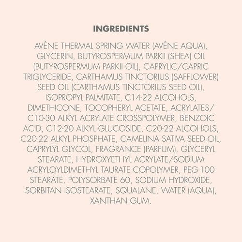 Avène Moisturizing Melt-In Balm | Shea Oil Body Butter - Non-Greasy & Quick Absorbing, 8.4 Oz