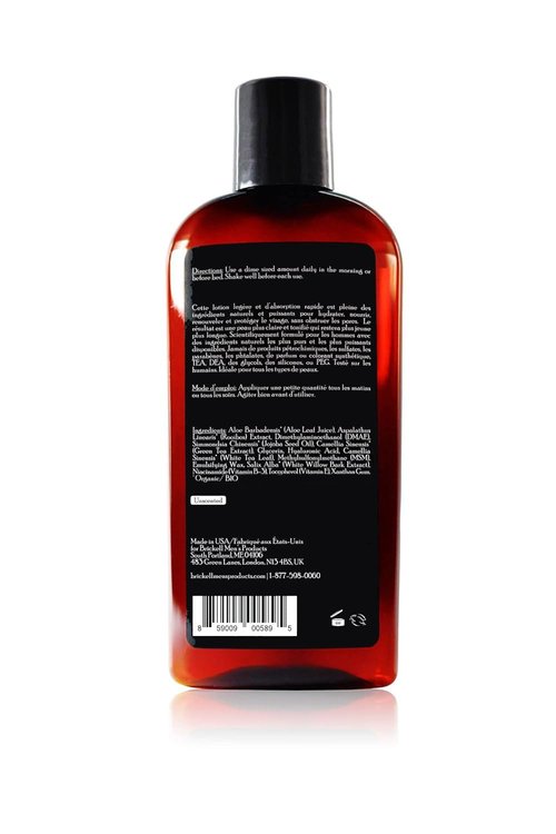 Brickell Men's Daily Essential Face Moisturizer - Natural Fast-Absorbing Lotion with Hyaluronic Acid & Green Tea, 4 Oz