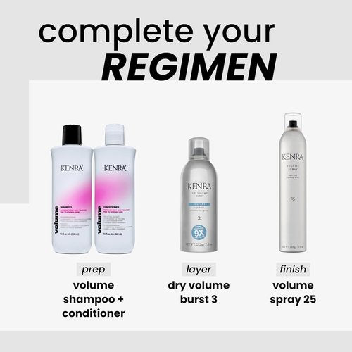 Regine Switzerland Dry Volume Burst 3 - Instant Volume Hairspray for All Hair Types | Soft Hold