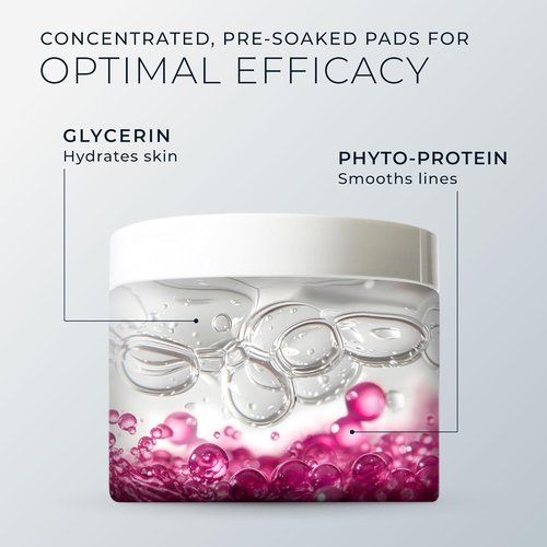 RoC Resurfacing Disks - Hypoallergenic Exfoliating Makeup Remover Pads for Wrinkles | 28 Count