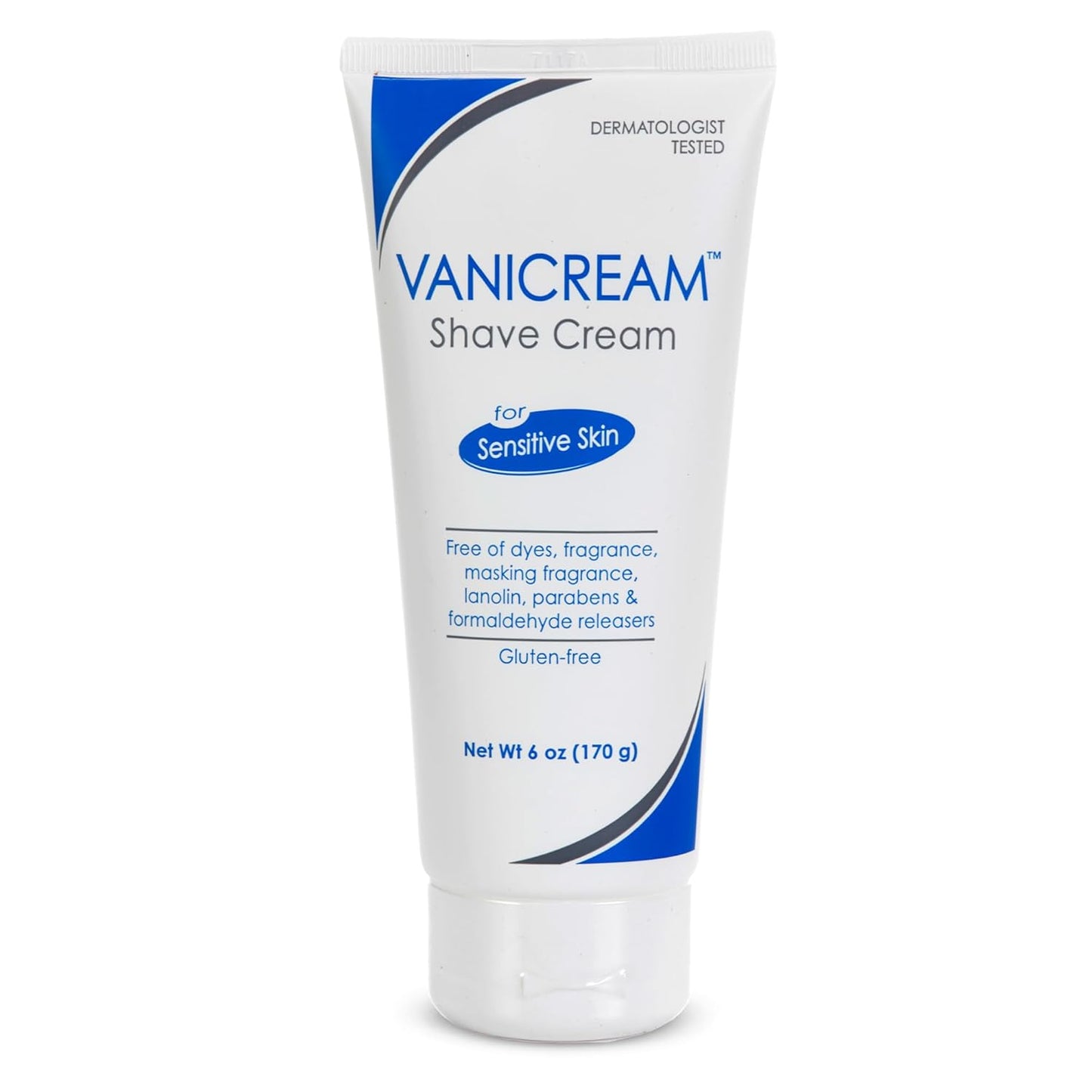 Vanicream Shave Cream - Fragrance-Free & Gluten-Free Formula for Sensitive Skin | 6 Ounce