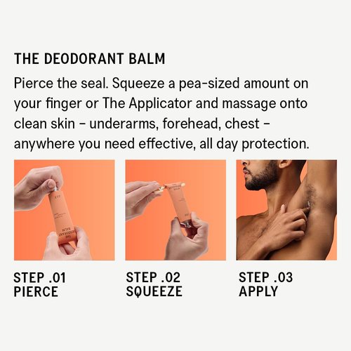 AKT Deodorant Balm - Natural, Fragrance-Free Cream Deo for Sensitive Skin | 1.7 Fl Oz, Multi-Use, Plastic Free