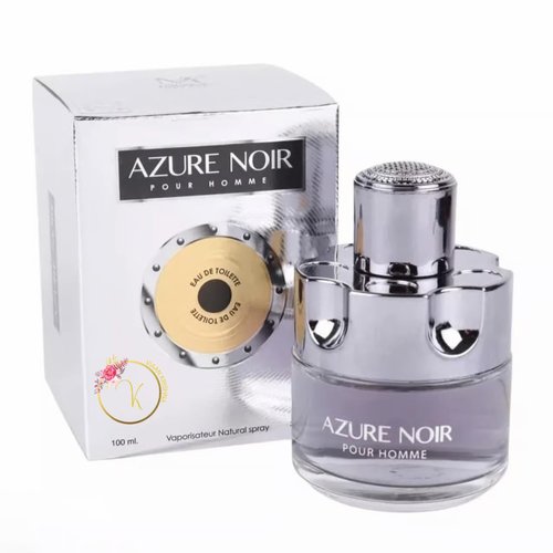 AZURE NOIR POUR HOMME Cologne - Long Lasting Eau de Toilette Fragrance for Men | 3.4oz/100ml Natural Spray